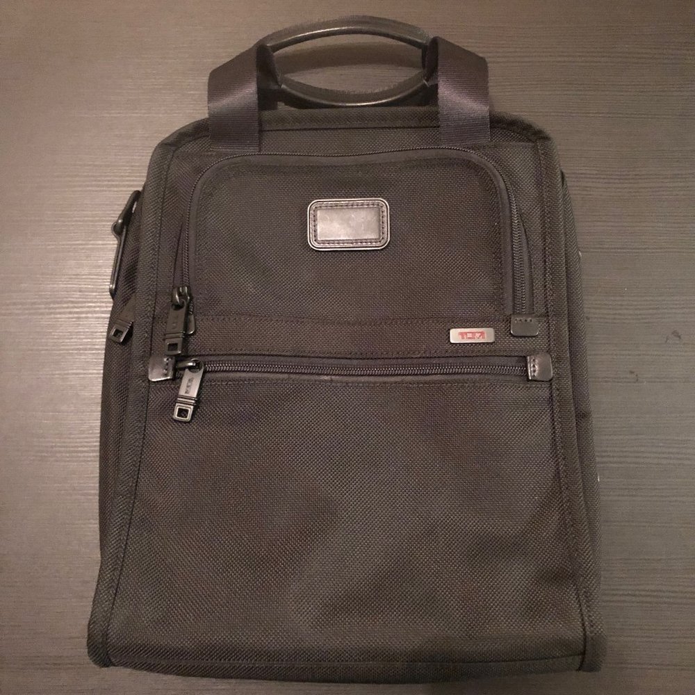 Black Tumi Alpha Bravo 2-way Shoulder Bag